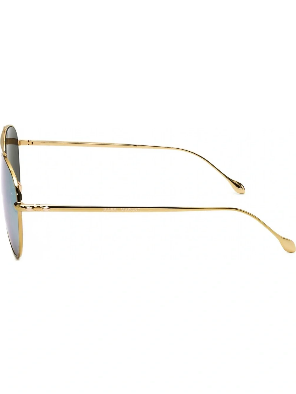 New! Isabel Marant IM0011/S 040GCU Gold Mirror Aviator Sunglasses, Authentic